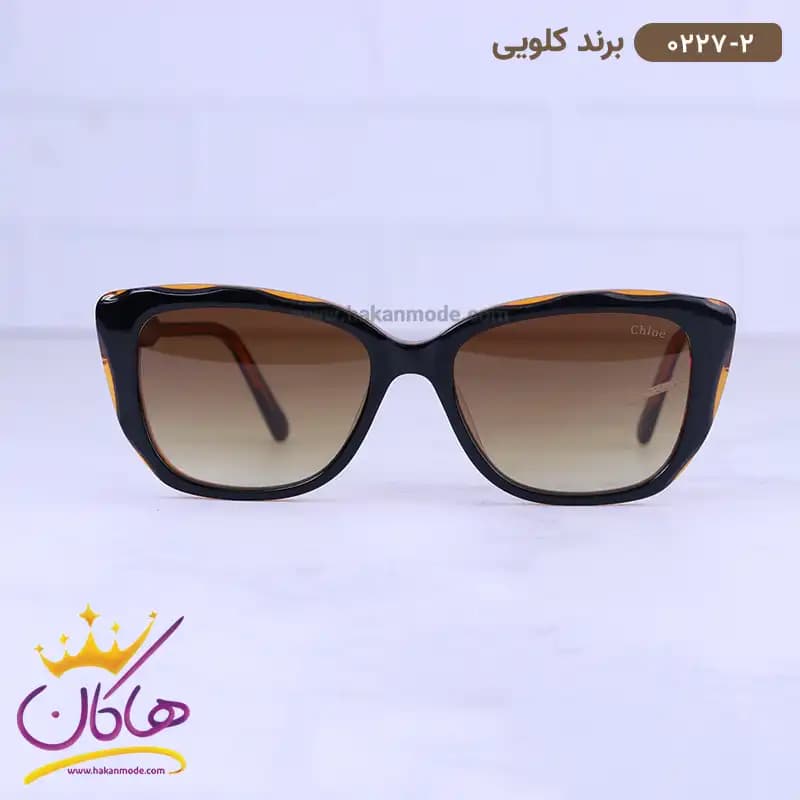 عینک آفتابی کلوئه زنانه استیت قهوه ای 0227/2