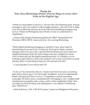 دانلود کتاب Take your marketing online! : proven ways to grow your firm in the digital age – بازاریابی خود…