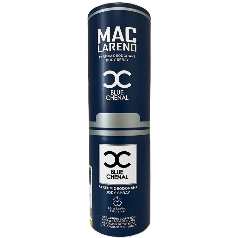 اسپری بدن مردانه مک لارنو مدل Bleu de Chanel حجم 200 میلی لیتر — تصویر ۴