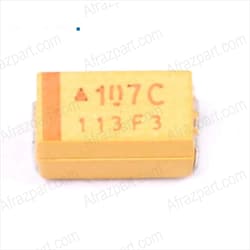SMD خازن الکترولیتی تانتالیوم 100 میکرو فاراد 16 ولت پکیج C