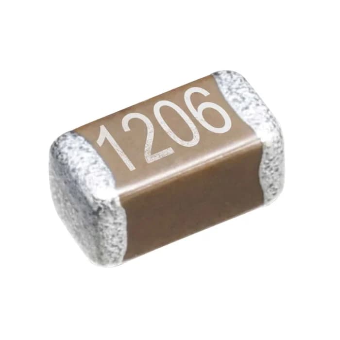 SMD خازن سرامیکی 1 میکرو فاراد 50 ولت پکیج 1206