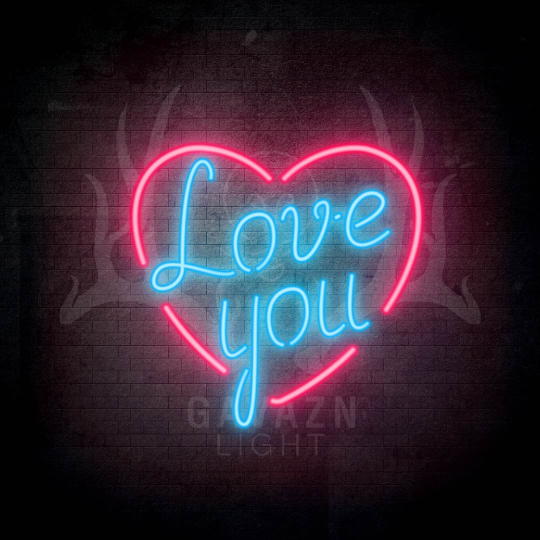 تابلو نئون Love You