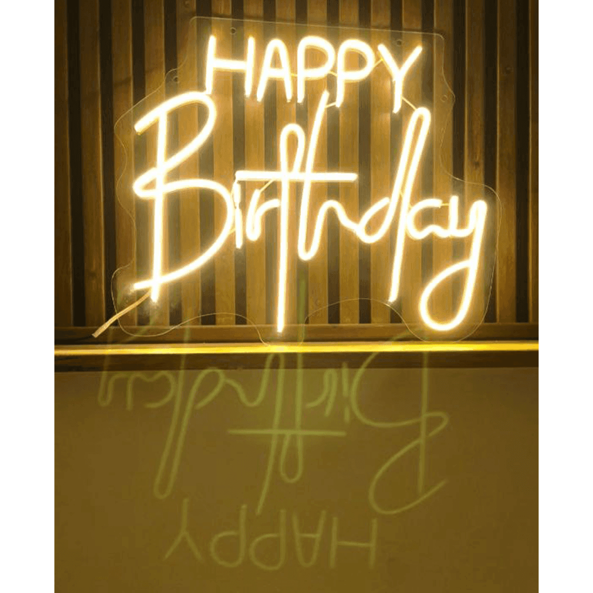 تابلو نئون Happy Birthday — تصویر ۲