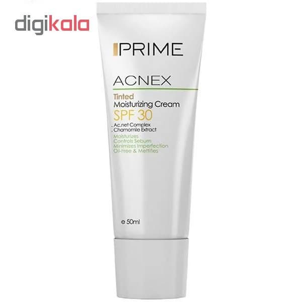 کرم مرطوب‌کننده رنگی پرایم مدل Acnex Tinted SPF 30 حجم 50 میلی‌لیتر — تصویر ۶