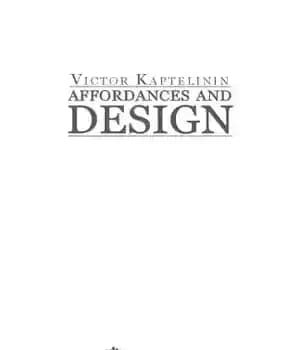 دانلود کتاب Affordances and Design – مقرون به صرفه و طراحی