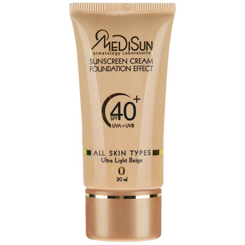 کرم ضد آفتاب رنگی مدیسان SPF40 مدل No 0 مناسب انواع پوست حجم 40 میلی لیتر — تصویر ۲