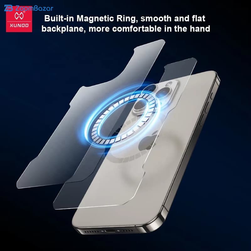 قاب اپیکوی مدل Xundd Rotating 360 Magnetic مناسب برای گوشی موبایل اپل iPhone 17 — تصویر ۴