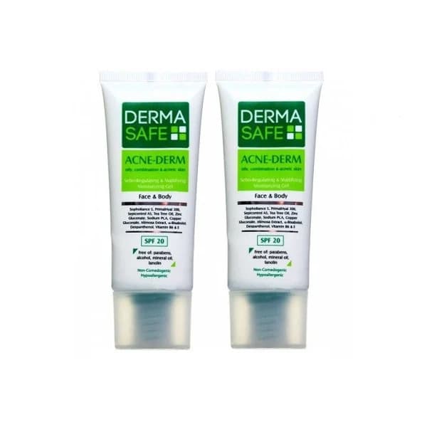 کرم مرطوب کننده درماسیف مدل ََACNE DERM حجم 40 میلی لیتر مجموعه 2 عددی
