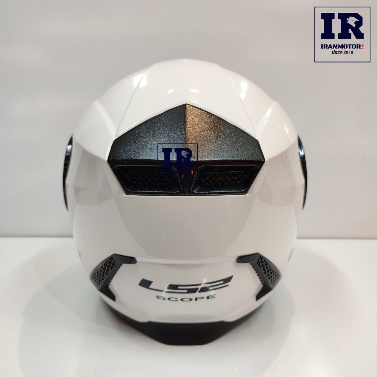 کلاه کاسکت بلوتوث دار فک متحرک LS2 SCOPE FF902 سفید + BT12 — تصویر ۴