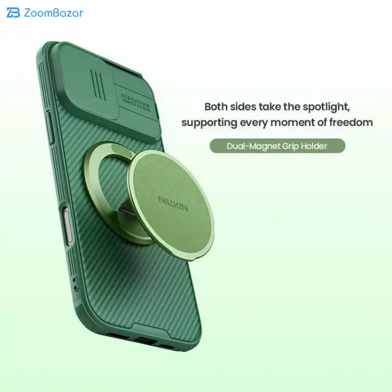 پایه نگهدارنده گوشی موبایل نیلکین مدل Dual Magnetic Ring Grip Holder — تصویر ۴