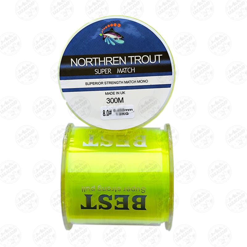 نخ ماهیگیری مونو Northren Trout سایز ۰/۳۰ ۳۰۰متری — تصویر ۳