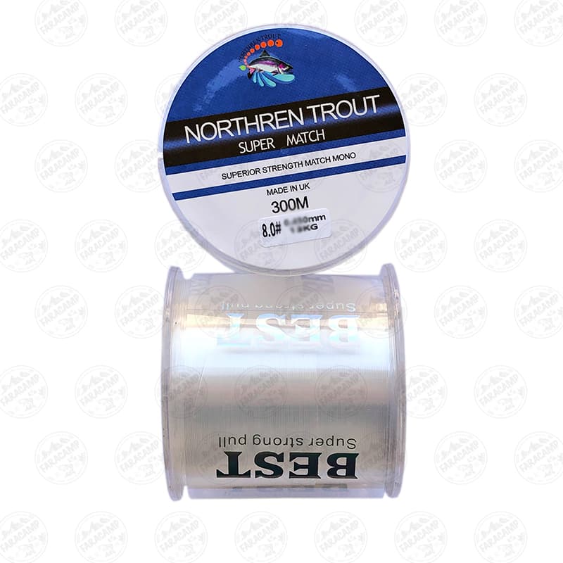 نخ ماهیگیری مونو Northren Trout سایز ۰/۴۵ ۳۰۰متری — تصویر ۳