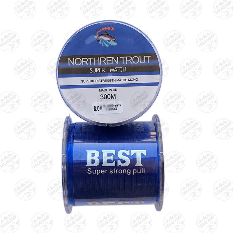 نخ ماهیگیری مونو Northren Trout سایز ۰/۴۵ ۳۰۰متری — تصویر ۲