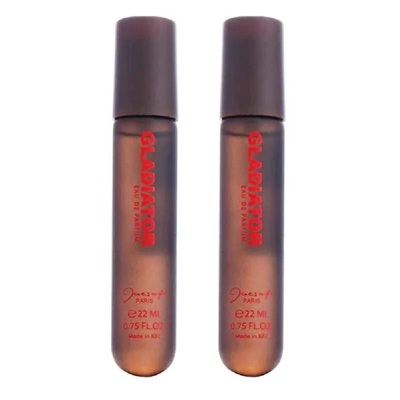 عطر جیبی مردانه ژک ساف مدل گلادیاتور حجم 22 میلی لیتر بسته 2 عددی — تصویر ۲