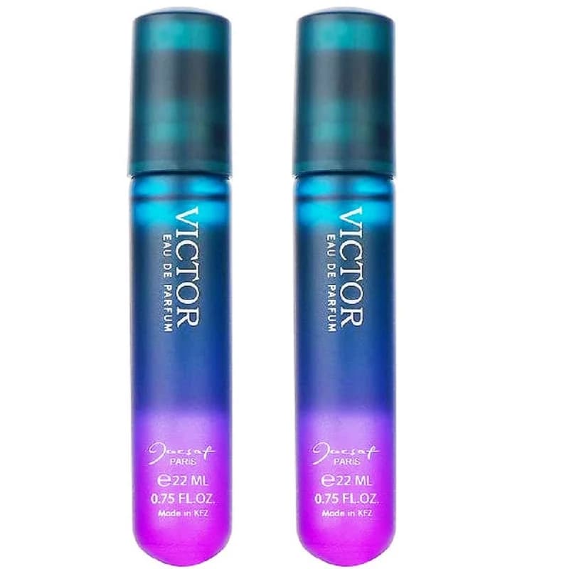 عطر جیبی مردانه ژک ساف مدل ویکتور حجم 22 میلی لیتر بسته 2 عددی — تصویر ۲
