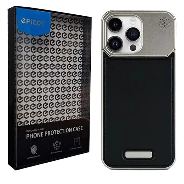 قاب اپیکوی مدل Lux Leather Metal مناسب برای گوشی موبایل اپل iPhone 13 Pro Max