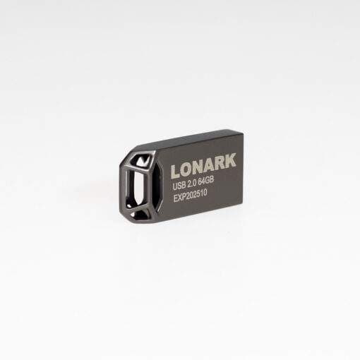 فلش LONARK USB2.0 LU125B 64G Black — تصویر ۳