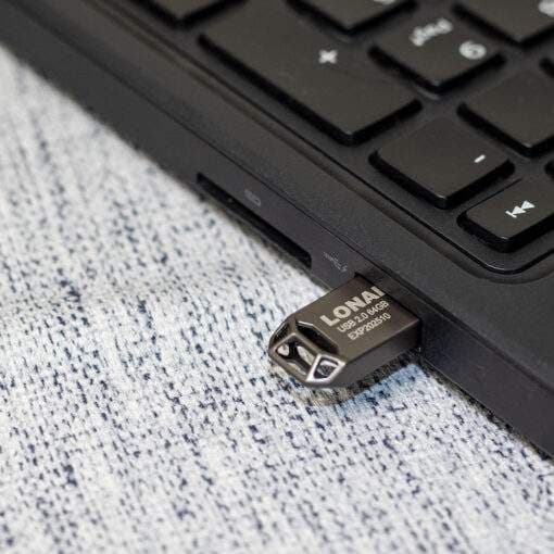 فلش LONARK USB2.0 LU125B 64G Black — تصویر ۲