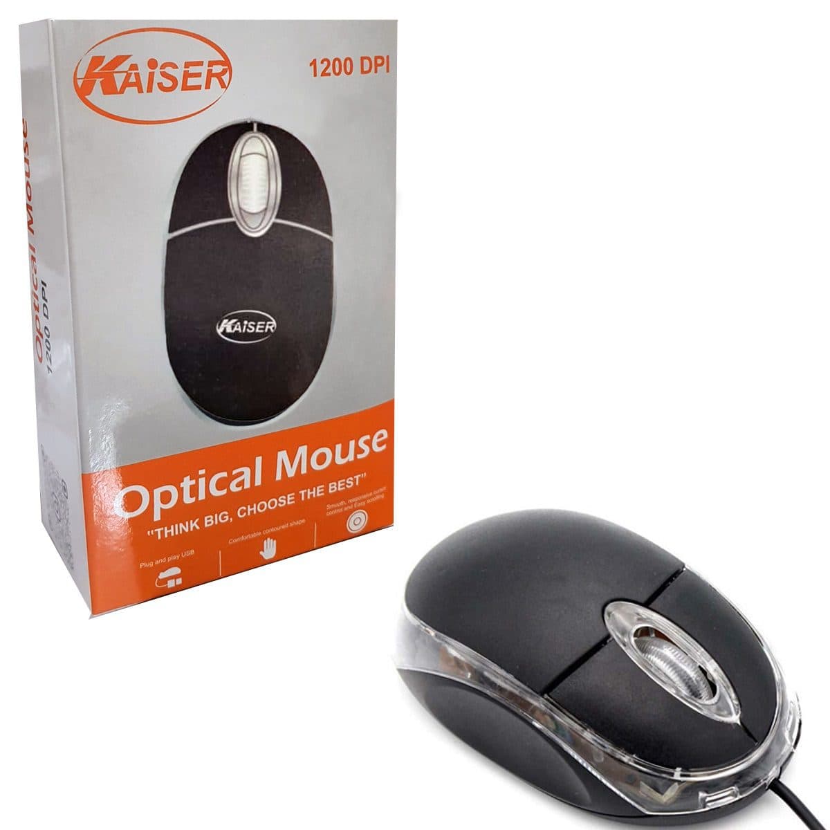 موس سیم دار اپتیکال KAISER –