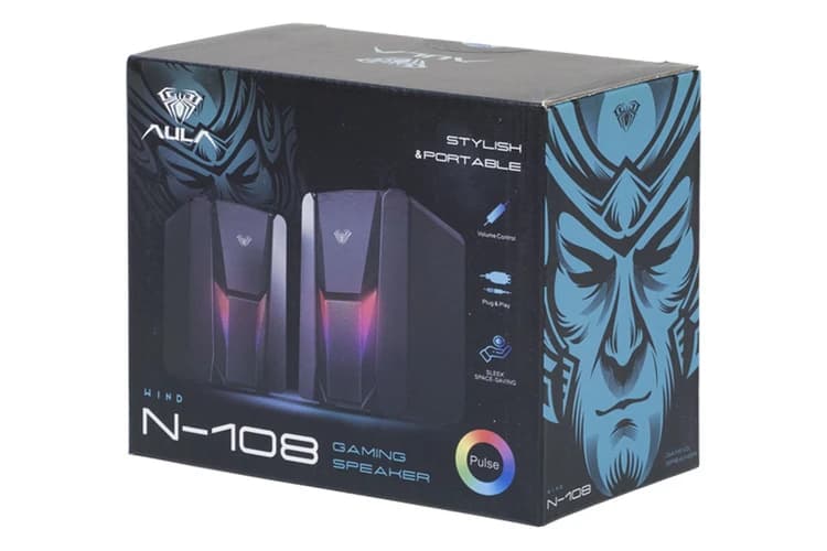 اسپیکر دسکتاپ آئولا مدل AULA WIND N-108 — تصویر ۲