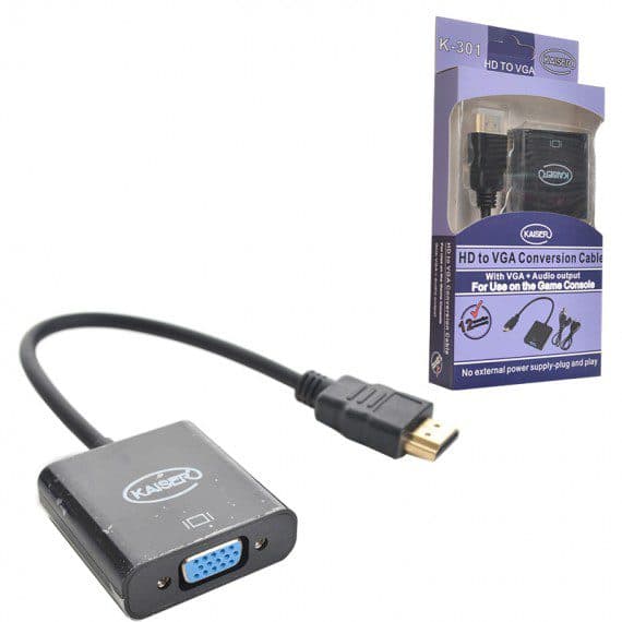 تبدیل KAISER HDMI TO VGA K-301