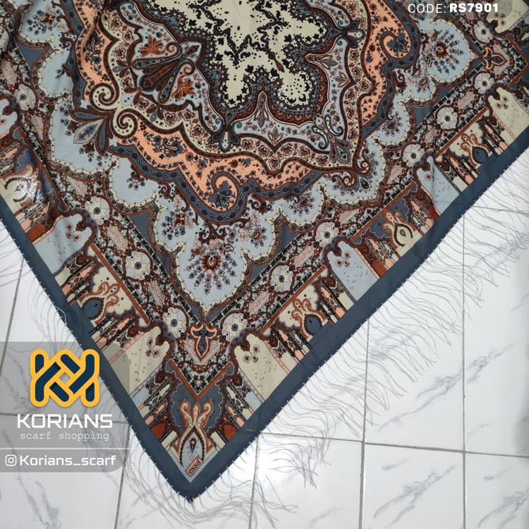 روسری نخی ترک کد Rs7901 — تصویر ۴