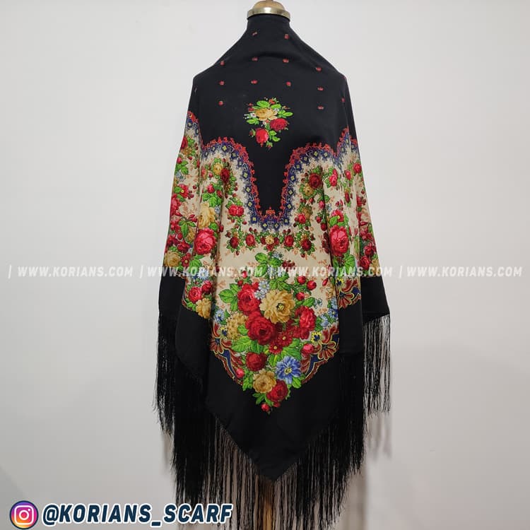 چارقد ترکمنی دلار سبز rw5962