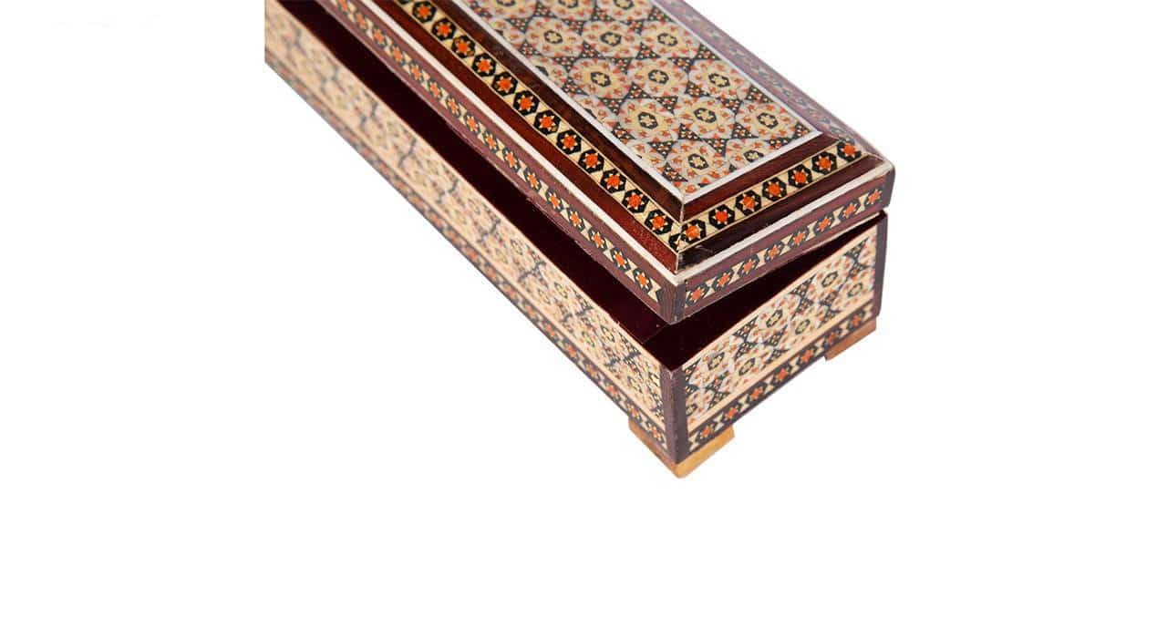 قلمدان خاتم کاری مدل لعل — تصویر ۲
