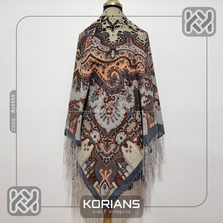 چارقد نخی طوسی Rs6598