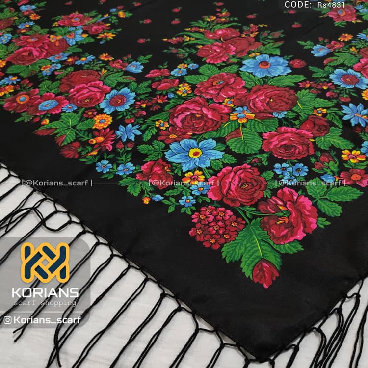 روسری نخی کد Rs4831 — تصویر ۳