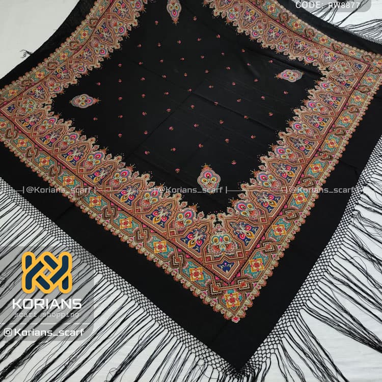 روسری پشمی کد rw8877 — تصویر ۲