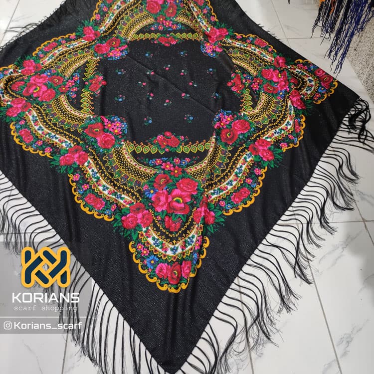 روسری اکرلیک کد rw4251 — تصویر ۲