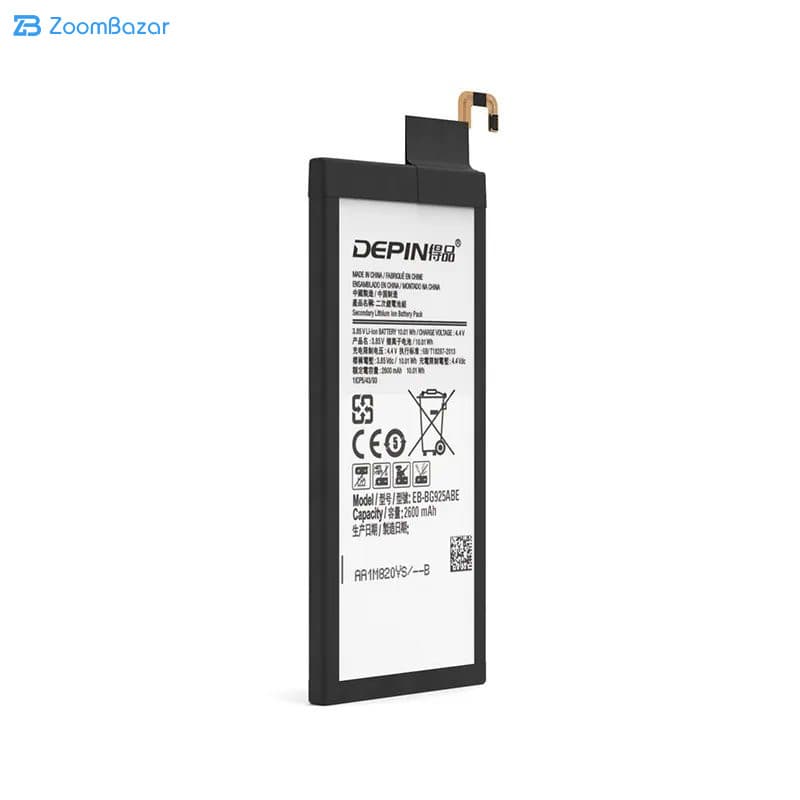 باتری موبایل دپین مدل EB-BG925ABE ظرفیت 2500 میلی آمپر ساعت مناسب برای گوشی موبایل سامسونگ Galaxy S6 EDGE — تصویر ۶
