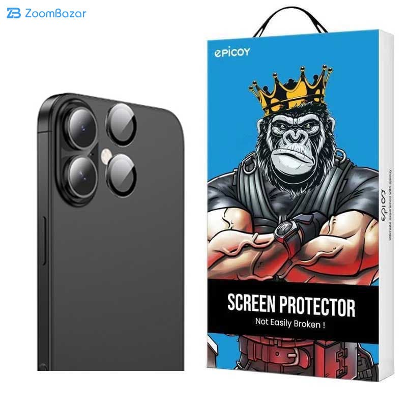 محافظ لنز دوربین اپیکوی مدل HD-ColorLenz مناسب برای گوشی موبایل اپل iPhone 16 / 16 Plus — تصویر ۲