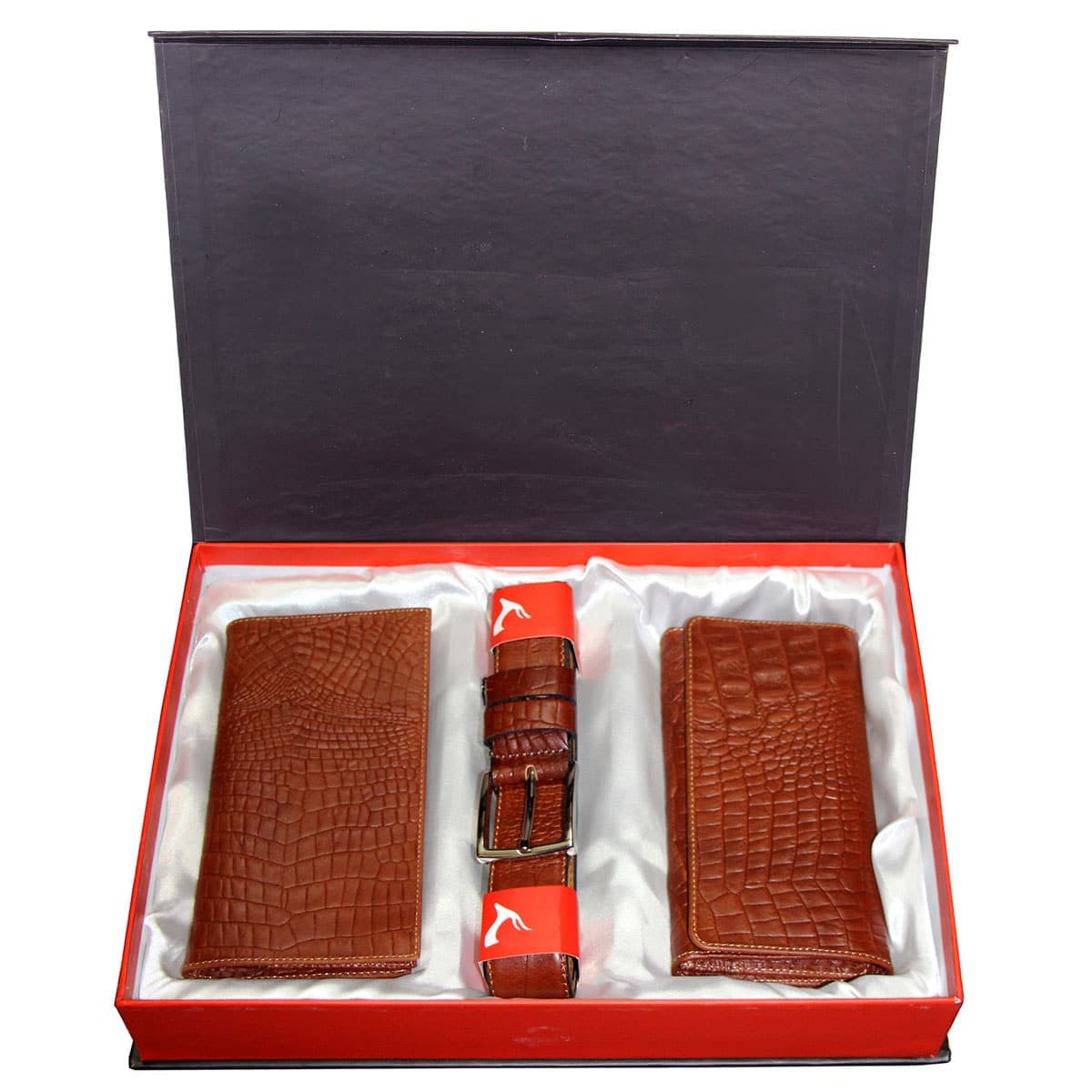 ست هدیه چرم طبیعی مدل DS24A