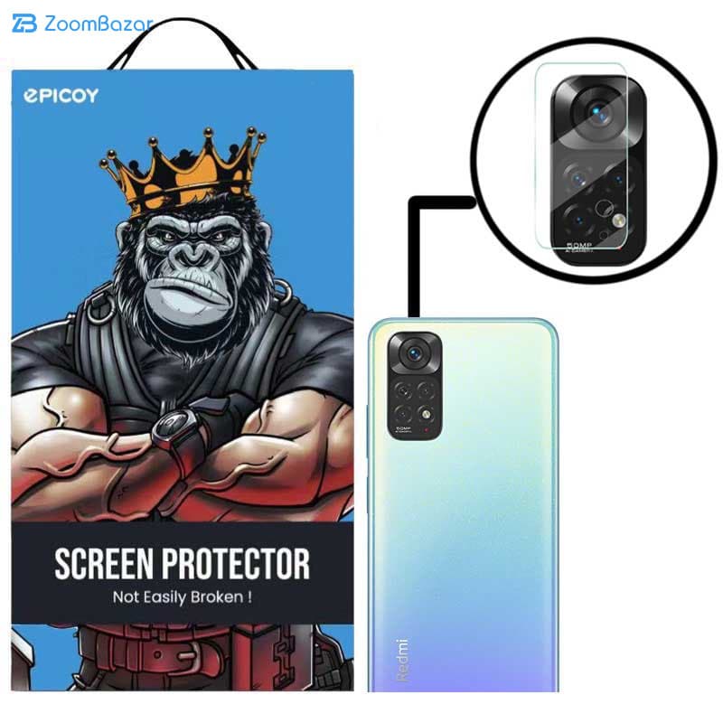 محافظ لنز دوربین اپیکوی مدل 3D Lens-Clear مناسب برای گوشی موبایل شیائومی Redmi Note 11/ Note 11s — تصویر ۲