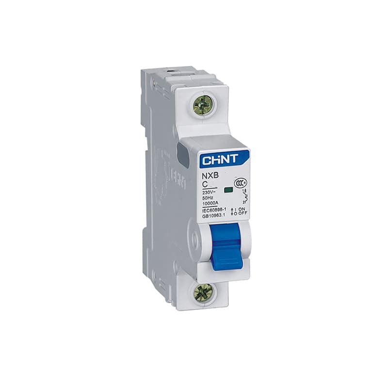 کلید مینیاتوری یک پل 63 آمپر چانت مدل NXB-C63-6K-1P