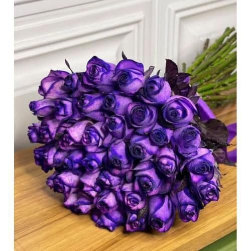 شاخه گل رز ارغوانی 6247