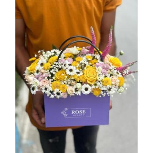 باکس گل رز برای ملاقات مریض 6206