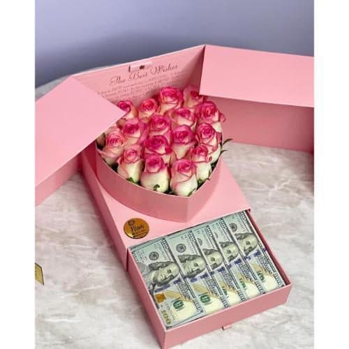 باکس گل رز لب ماتیکی 6181