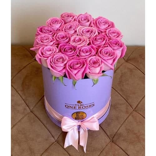 باکس گل رز طبیعی 6151