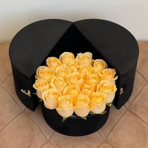 باکس گل رز گلبهی 6133