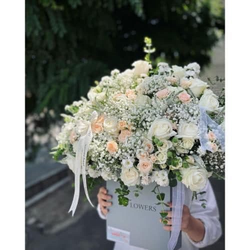 باکس گل رز تولد برای خاله 6076