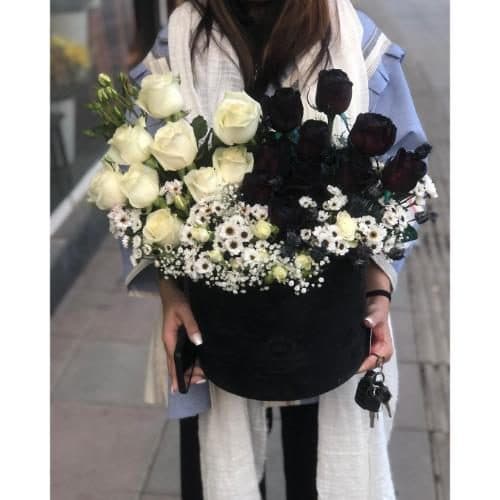 باکس گل رز تولد برای پدر خانم 6070