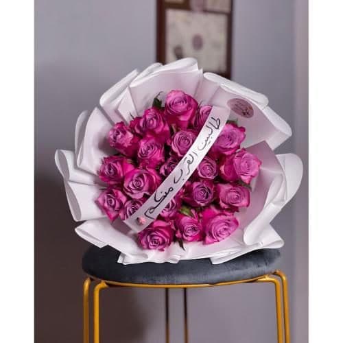 دسته گل رز مناسب هدیه تولد نوزاد دایی 5993