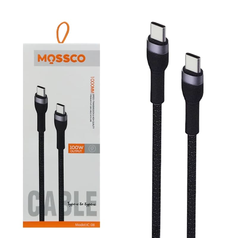 کابل شارژ دوسر تایپ سی MOSSCO IC-08