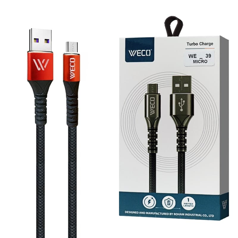 کابل شارژ میکرو WECO WE-39