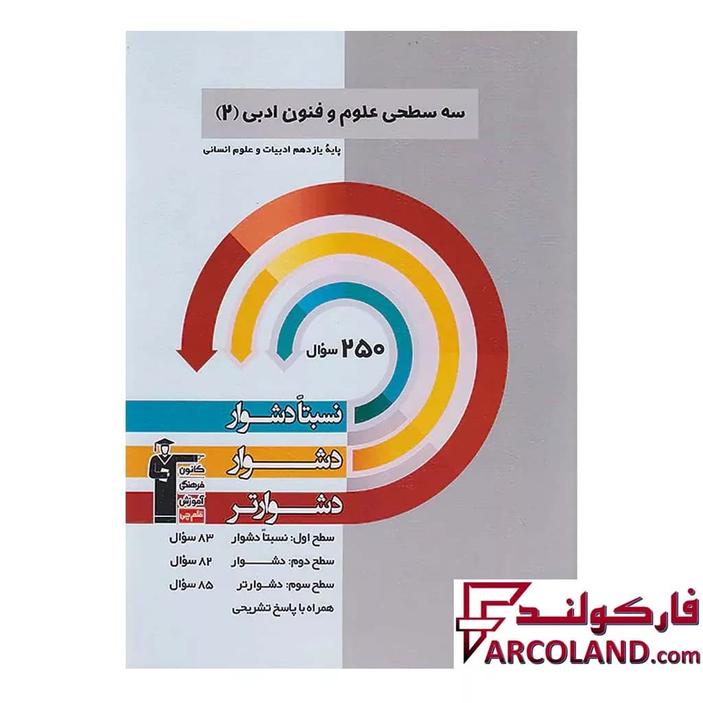 کتاب سه سطحی علوم و فنون ادبی یازدهم قلم چی — تصویر ۲