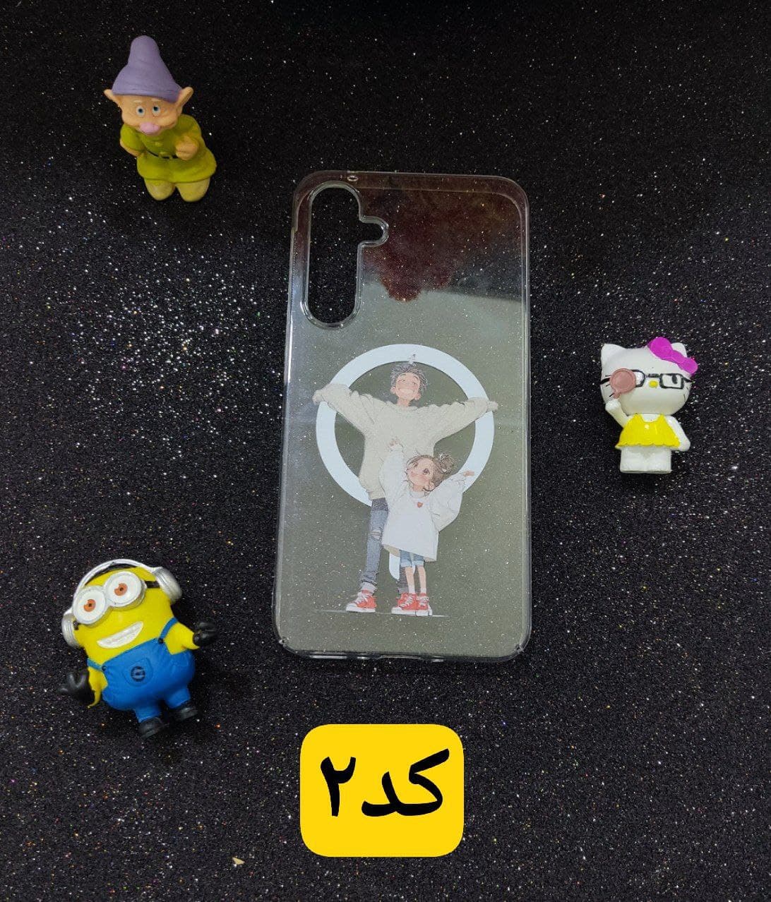 قاب گوشی Samsung Galaxy A35 مدل شفاف طرح دختر ادایی — تصویر ۲