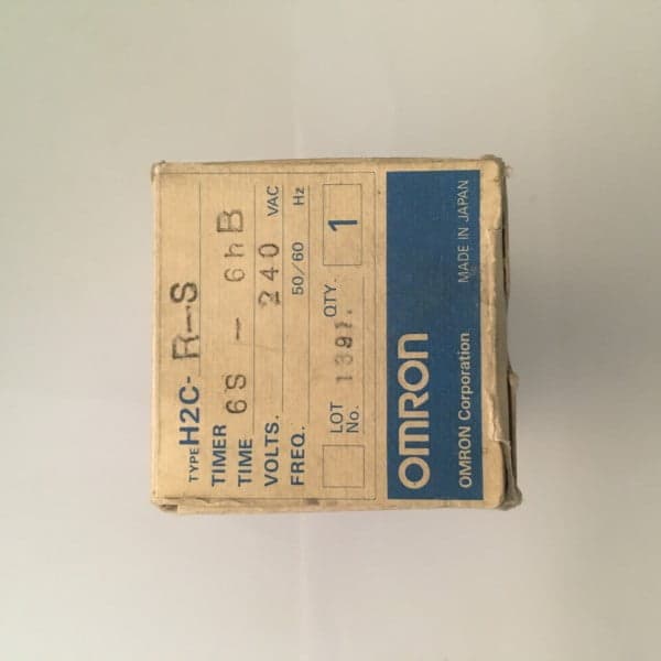 تایمر 6 ثانیه الی 6 ساعت مدل Omron H2C-R-S Multifuntion Timer Zeitbereich New NFP — تصویر ۴